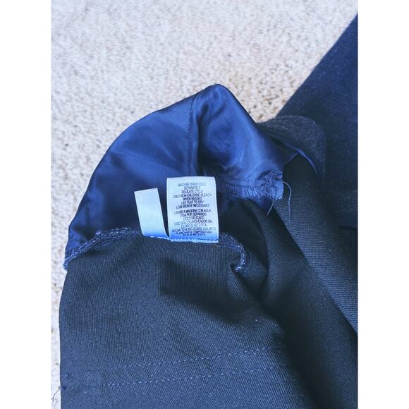 Andrew Marc Gray Herringbone Ponte Stretch Trouser Pants Size 8 - Picture 6 of 8